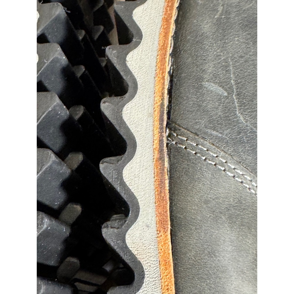 Territory Zion boots‎ Gray Leather Lace Up Ankle Boots Size WD 13 Rugged - Picture 3 of 14